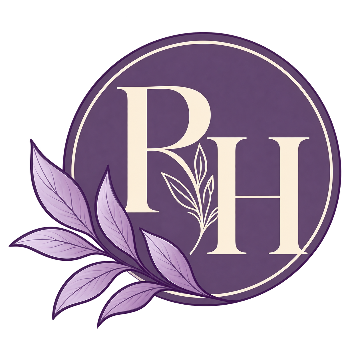 RH botanical monogram